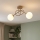 Brilagi - Plafondlampa MILO ECRU 2xE27/60W/230V beige/guld