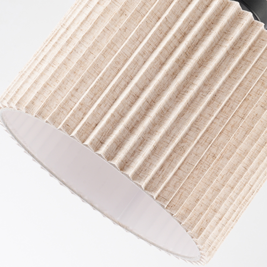 Brilagi - Plafondlampa NORDIC WAVE 1xE27/15W/230V Ø 32 cm linne/svart