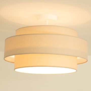 Brilagi - Plafondlampa RESNA 1xE27/60W/230V Ø 40 cm beige