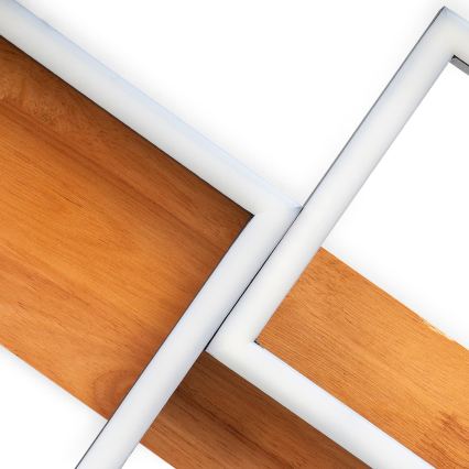 BRILAGI - PLANK LED taklampa, 30W/230V, 4000K, 34,5x65 cm, trä