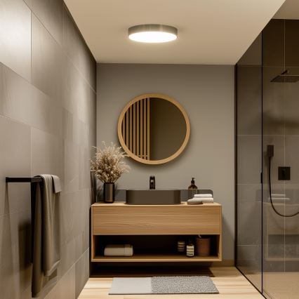 BRILAGI - LED badrumstaklampa POOL LED/36W/230V 3000/4000/5500K Ø 40 cm IP54 mässing