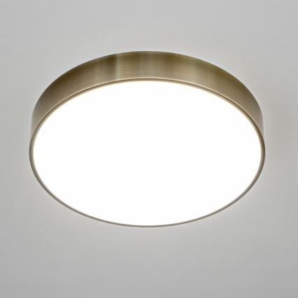 BRILAGI - LED badrumstaklampa POOL LED/36W/230V 3000/4000/5500K Ø 40 cm IP54 mässing