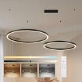 Brilagi - PORTOFINO LED/98W/230V dimbar pendellampa med kabel 3000-6000K svart + fjärrkontroll