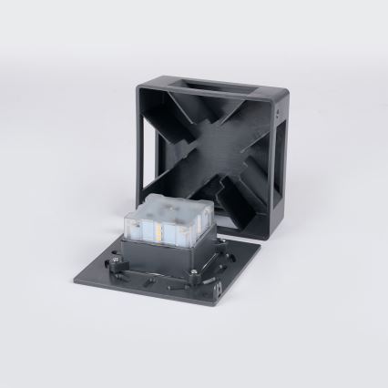 Brilagi - QUADRAY LED utomhusväggarmatur LED/6W/230V antracit IP54