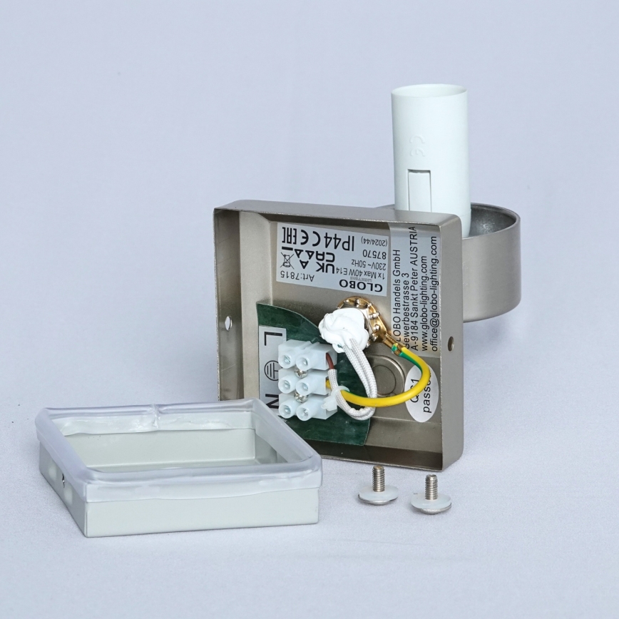 Brilagi - RAY vägglampa för badrum 1xE14/40W/230V IP44