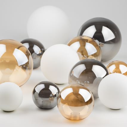 BRILAGI - Ersättningsglas till takkrona, vägglampa och bordslampa MISTEL, MILLA Ø 12 cm, guldfärgad