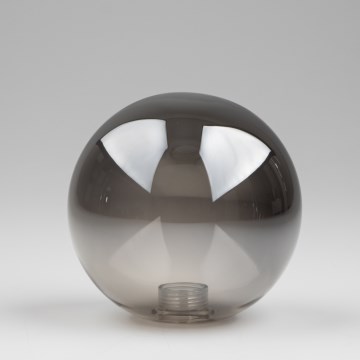 Brilagi - Reservglas till ljuskrona, vägglampa och lampa MISTEL, MILLA diameter 12 cm rökig