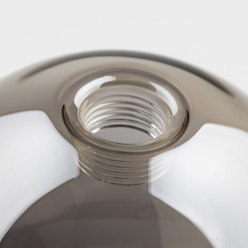 Brilagi - Reservglas till ljuskrona, vägglampa och lampa MISTEL, MILLA diameter 8 cm rökig