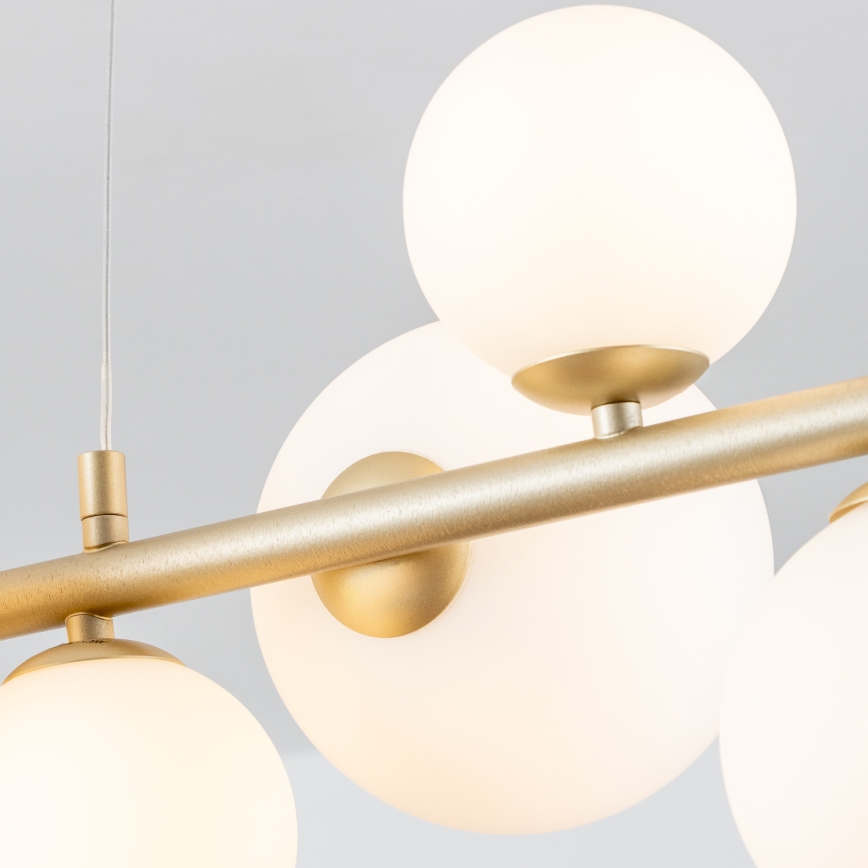 Brilagi - Reservglas till ljuskrona, vägglampa och lampa MISTEL, MILLA diameter 8 cm vit