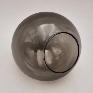 Brilagi - Reservglas till takkrona och lampa MALIVA E14 Ø 13 cm rökfärgat