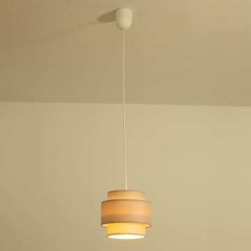 Brilagi - RESNA hänglampa på kabel 1xE27/60W/230V Ø 20 cm beige
