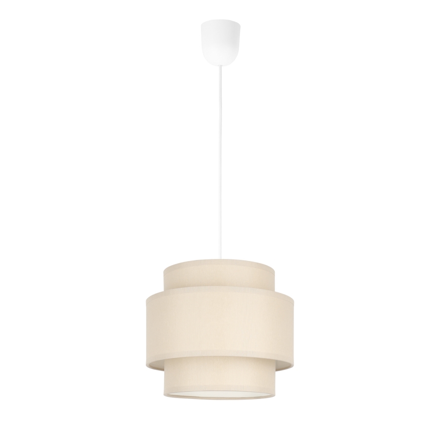 Brilagi - RESNA hänglampa på kabel 1xE27/60W/230V Ø 20 cm beige