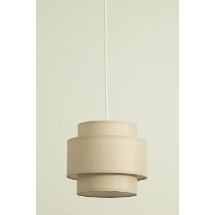 Brilagi - RESNA hänglampa på kabel 1xE27/60W/230V Ø 20 cm beige