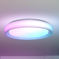 BRILAGI - RGB-LED dimbar takarmatur FLOCO LED/30W/230V Ø 39,5 cm 3000-6500K Wi-Fi Tuya + LED/6W + fjärrkontroll