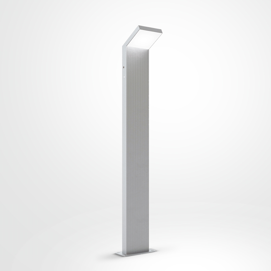 BRILAGI - RIANO LED utomhuslampa 8W/230V, silverfärgad, IP65, 80 cm