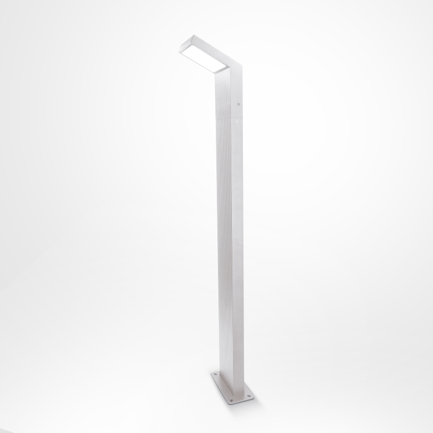 BRILAGI - RIANO LED utomhuslampa 8W/230V, silverfärgad, IP65, 80 cm