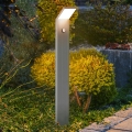 Brilagi - RIANO LED-utomhuslampa med rörelsesensor, 8W/230V, silverfärgad, IP65, 80 cm
