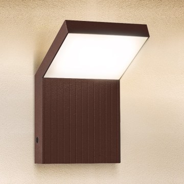 Brilagi - RIANO utomhusväggarmatur LED/8W/230V brun IP65