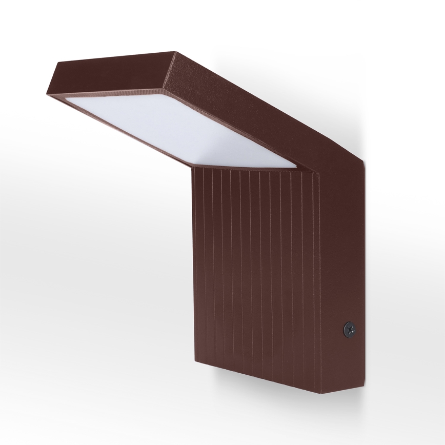 Brilagi - RIANO utomhusväggarmatur LED/8W/230V brun IP65