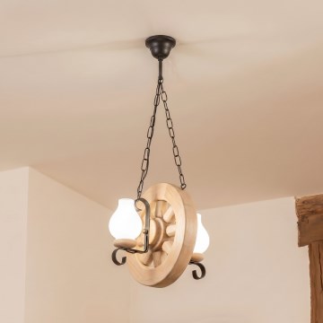 Brilagi - ROATA Hänglampa på kedja, 2xE14/40W/230V, ek