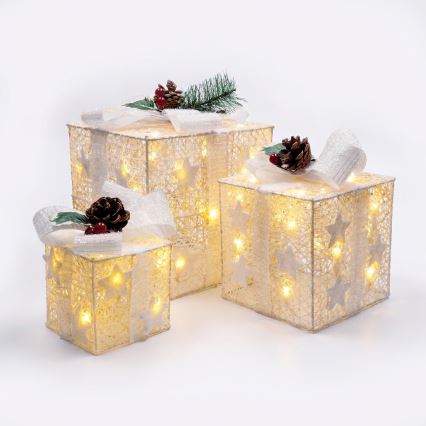 BRILAGI - SET 3x LED utomhus juldekorationer LED/230V IP44 presenter