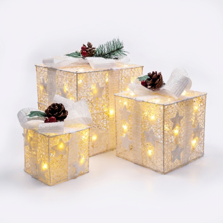 BRILAGI - SET 3x LED utomhus juldekorationer LED/230V IP44 presenter