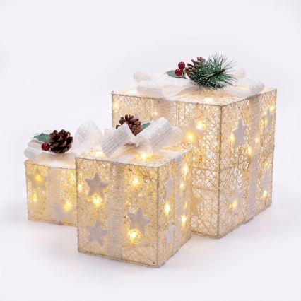 BRILAGI - SET 3x LED utomhus juldekorationer LED/230V IP44 presenter