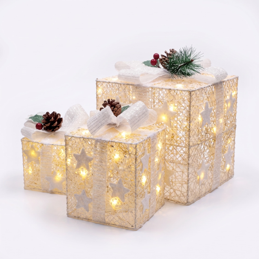 BRILAGI - SET 3x LED utomhus juldekorationer LED/230V IP44 presenter