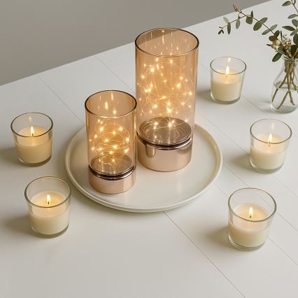 Brilagi - Set med 2 LED-juldekorationer LED/3xAA + 2xAA