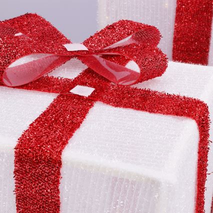 Brilagi - Set om 3 LED utomhusdekorationer för jul LED/2,6W/3xAA IP44 Presenter