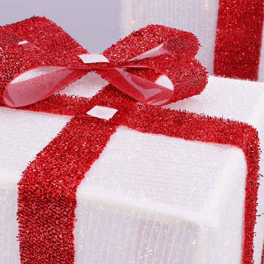 Brilagi - Set om 3 LED utomhusdekorationer för jul LED/2,6W/3xAA IP44 Presenter