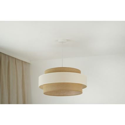 Brilagi - Taklampa SPACE LIGHT 1xE27/15W/230V Ø 50 cm beige/kräm
