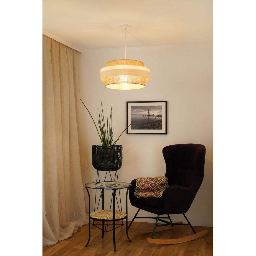 Brilagi - Taklampa SPACE LIGHT 1xE27/15W/230V Ø 50 cm beige/kräm