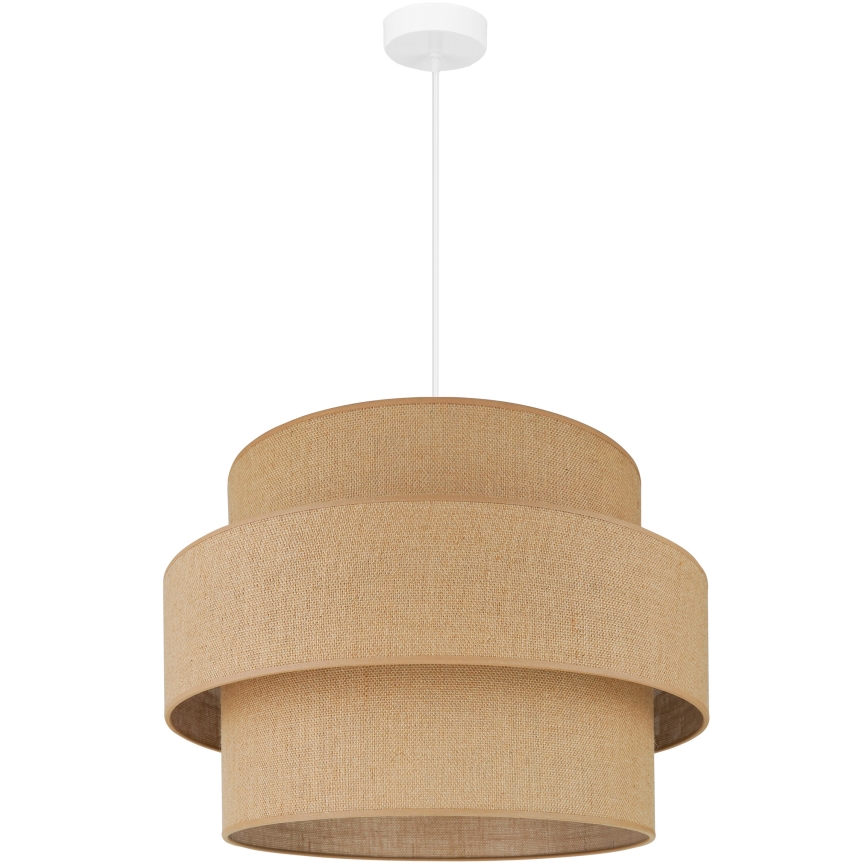 Brilagi - Taklampa SPACE YUTE 1xE27/15W/230V Ø 50 cm beige/vit