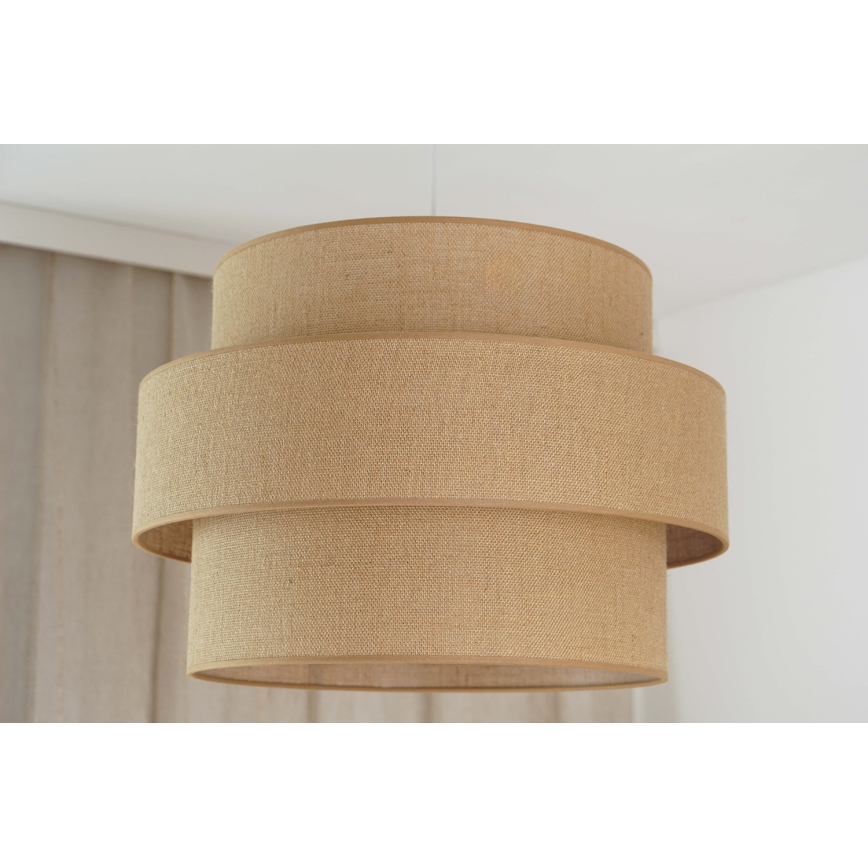 Brilagi - Taklampa SPACE YUTE 1xE27/15W/230V Ø 50 cm beige/vit