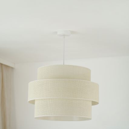 Brilagi - Taklampa SPACE YUTE 1xE27/15W/230V Ø 50 cm krämvit/vit