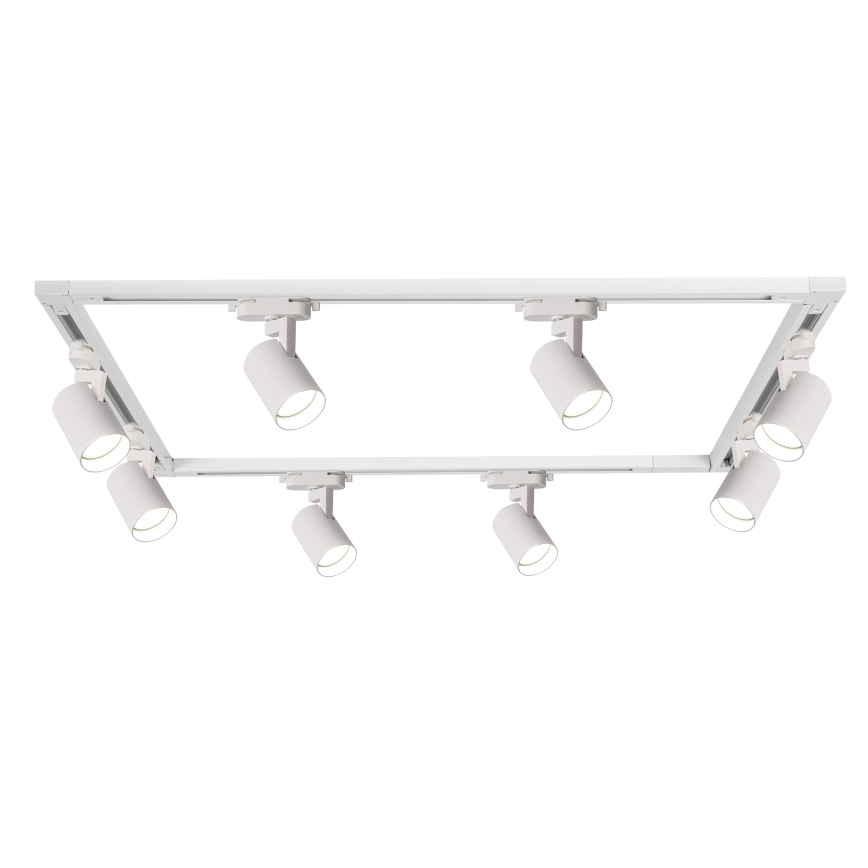 BRILAGI - Spot för skensystem HUSKY 8xGU10/10W/230V, vit