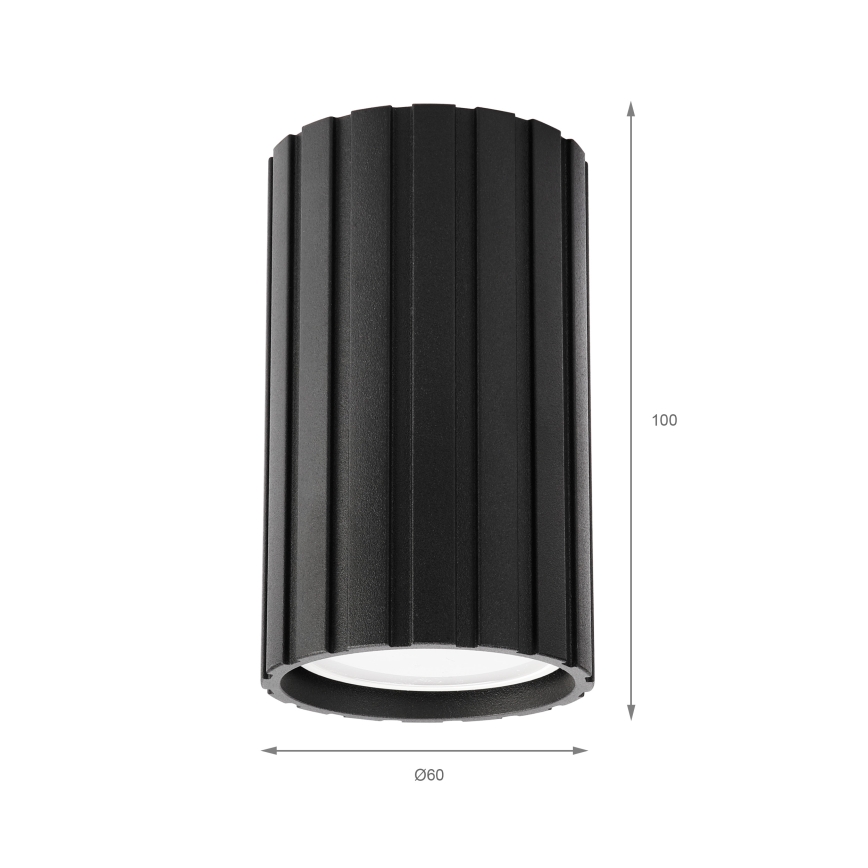 Brilagi - Spotarmatur CRISPINA 1xGU10/10W/230V 10 cm svart