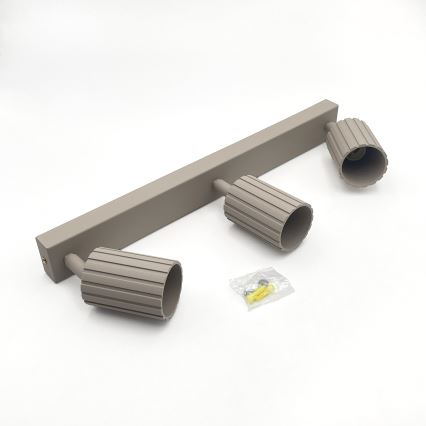 Brilagi - Spotarmatur CRISPINA 3xGU10/10W/230V beige