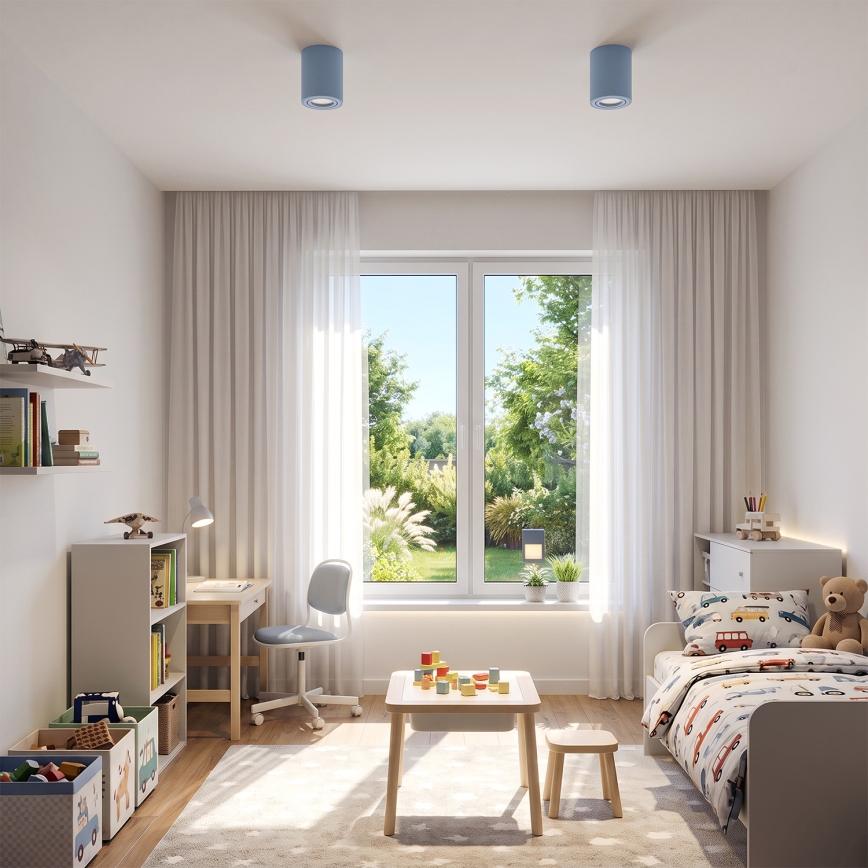 BRILAGI - Spotarmatur MIA 1xGU10/30W/230V 100x80 mm blå