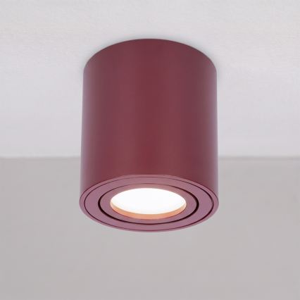 BRILAGI - Spotarmatur MIA 1xGU10/30W/230V 84x80 mm bordeaux