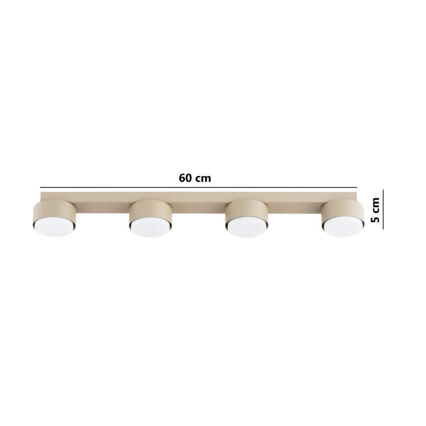 Brilagi - Spotarmatur MONO 4xGX53/12W/230V beige