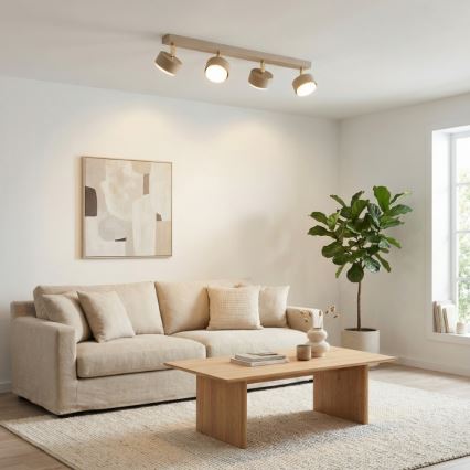 Brilagi - Spotarmatur MONO 4xGX53/12W/230V beige
