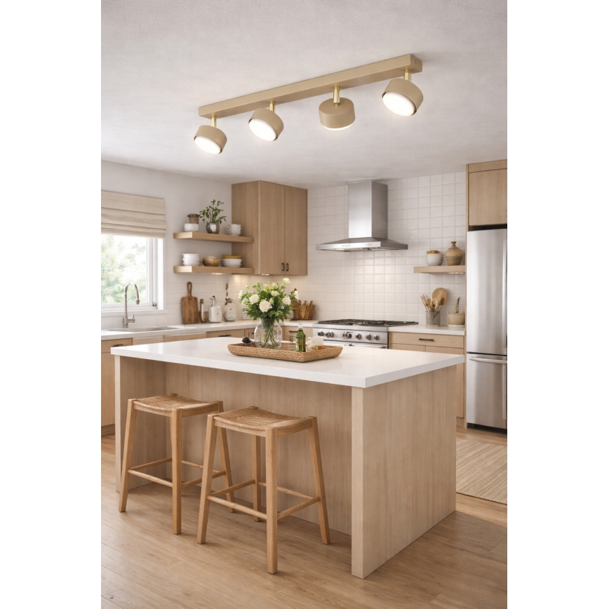 Brilagi - Spotarmatur MONO 4xGX53/12W/230V beige