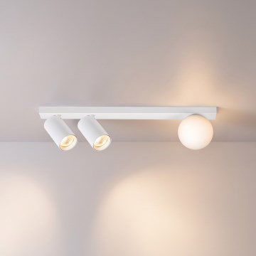 Brilagi - Spotarmatur SELE BALL 2xGU10/30W/230V + 1xG9/10W vit