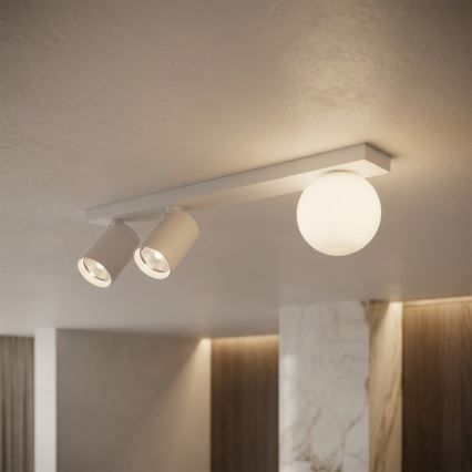 Brilagi - Spotarmatur SELE BALL 2xGU10/30W/230V + 1xG9/10W vit