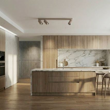 Brilagi - Spotarmatur SELE LONG 3xGU10/30W/230V beige