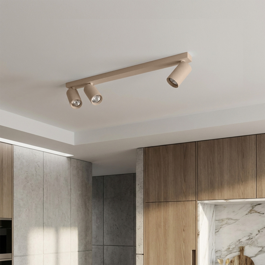 Brilagi - Spotarmatur SELE LONG 3xGU10/30W/230V beige