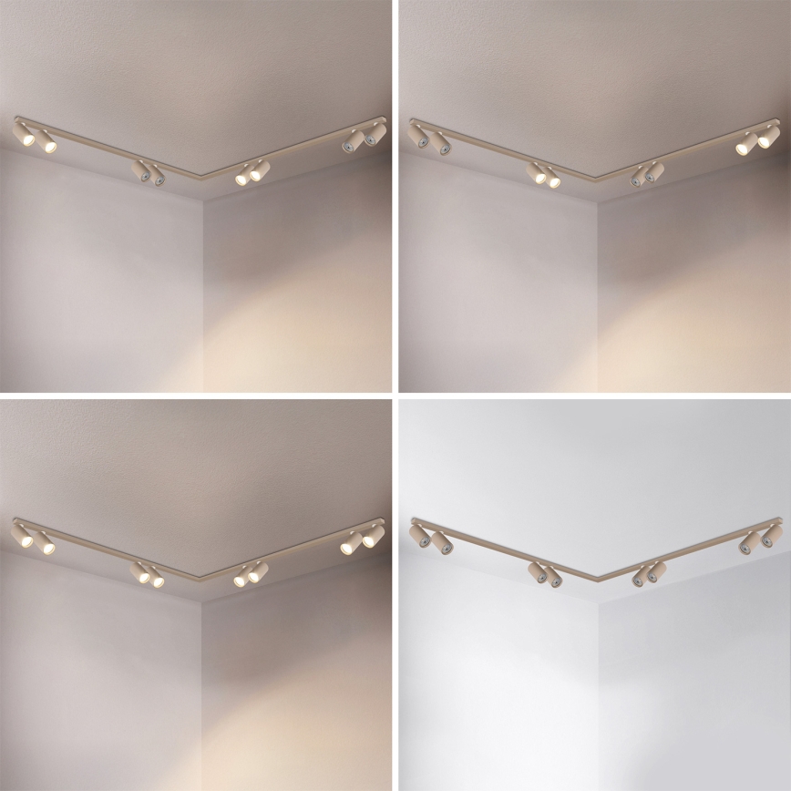 Brilagi - Spotarmatur SELE LONG 8xGU10/30W/230V beige