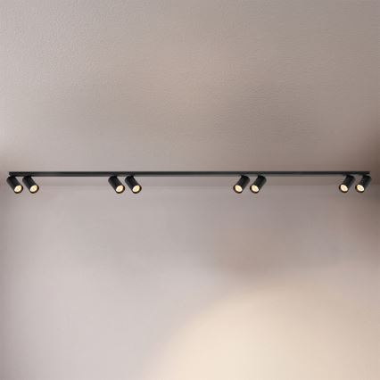 Brilagi - Spotarmatur SELE LONG 8xGU10/30W/230V svart